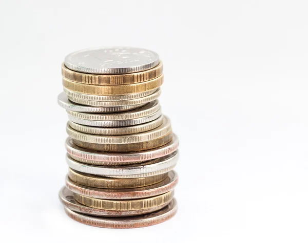 Pile of russian coins. — Stock Photo, Image