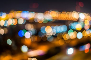 şehir ışıkları arka plan.