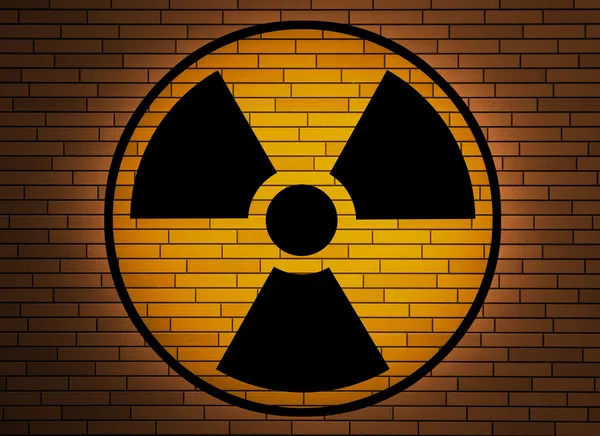 Radiation sign. — Stock Photo, Image