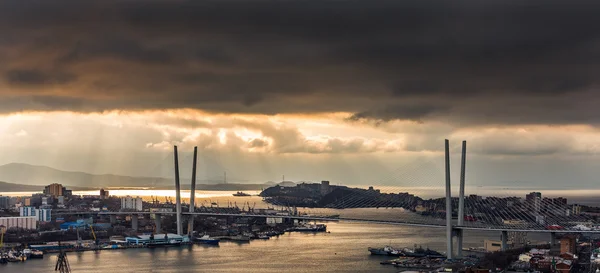 Vladivostok cityscape. — Stok fotoğraf