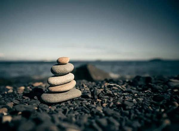 Zen taşı yığını.