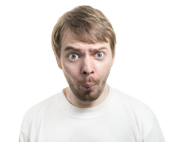 Surprised face. — Stock Photo, Image