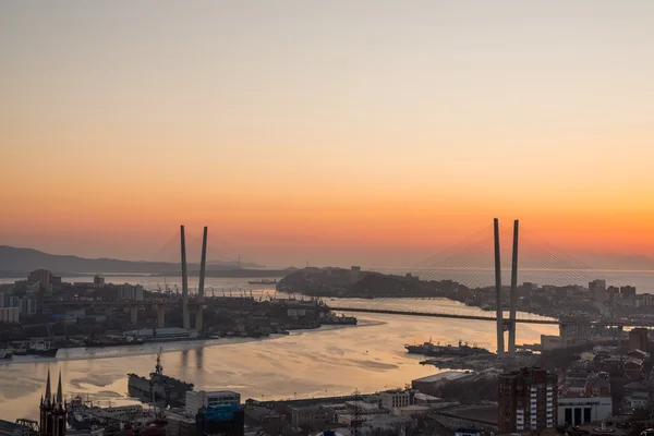 Vladivostok cityscape. — Stok fotoğraf