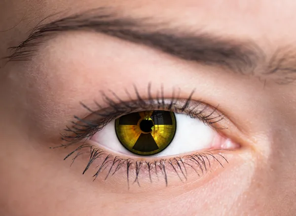 Occhio umano - concept photo . — Foto Stock