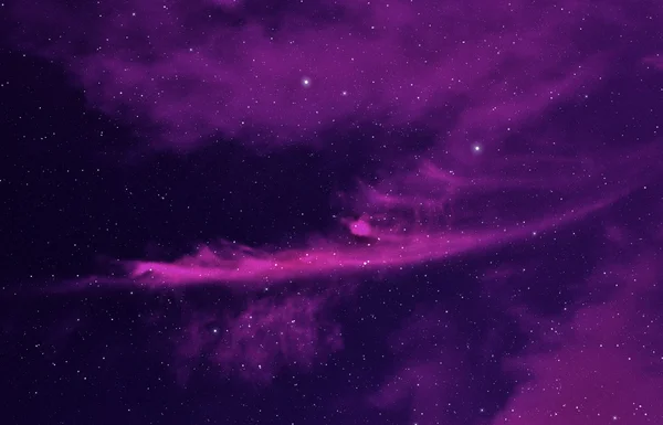 Mgławica i gwiazdy. — Zdjęcie stockowe
