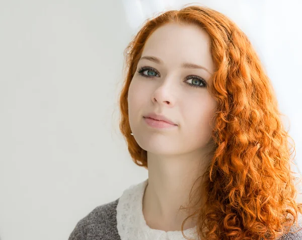 Mädchen Gesicht Nahaufnahme. — Stockfoto