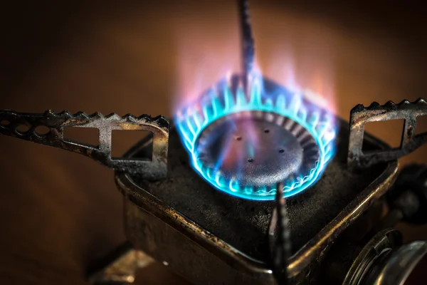 Draagbare gas brander. — Stockfoto