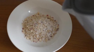 anlık yulaf ezmesi.