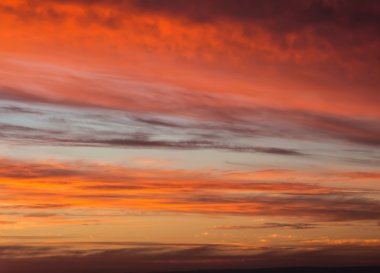 gökyüzü günbatımı.