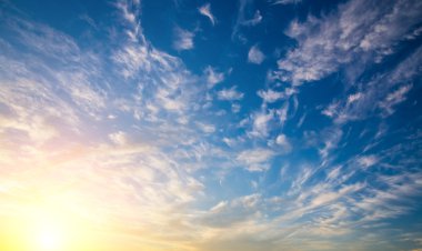 gökyüzü günbatımı.