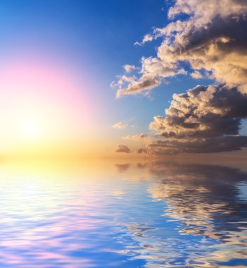 dramatik gündoğumu.