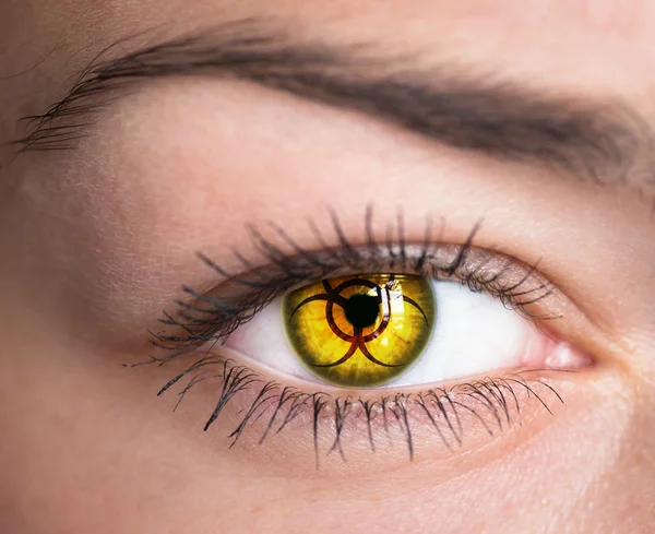 Menschliches Auge. — Stockfoto