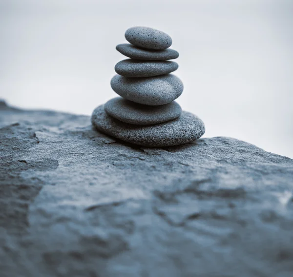Stack av zen stenar. — Stockfoto
