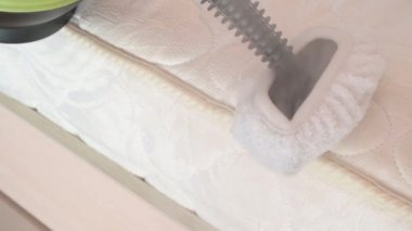 Disinfection with hot steam from bed bugs.