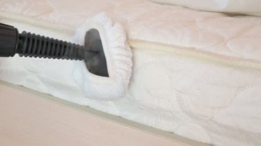Disinfection with hot steam from bed bugs.