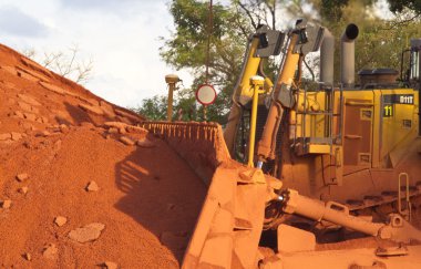 Bauxite mining clipart