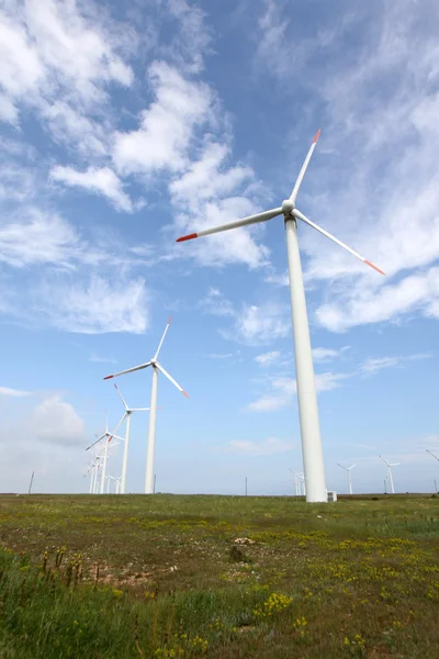 Windkraftanlage zur Erzeugung alternativer Energie — Stockfoto