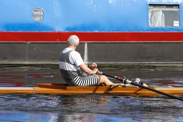 La cabeza de la carrera fluvial, el río Támesis, Londres — Foto de Stock