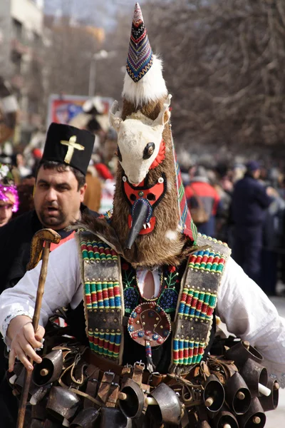 Bulharsko mummers parade 2009 — Stock fotografie