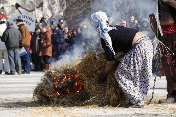 Βουλγαρία mummers παρέλαση 2009 — Φωτογραφία Αρχείου