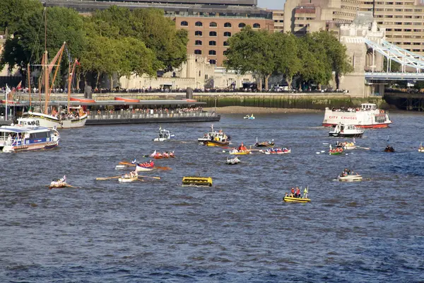 The Head of the River Race, the Thames river, London 2008 — Stock Photo, Image