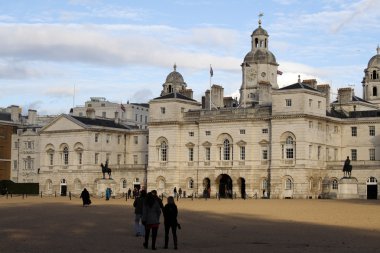 parade, Londra, İngiltere'de kraliyet at korur
