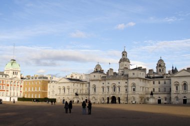 parade, Londra, İngiltere'de kraliyet at korur