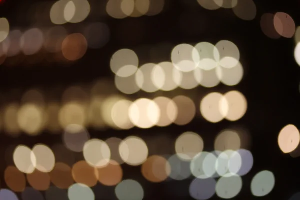 Blurred lights in Canary Wharf, London — Stock Photo, Image