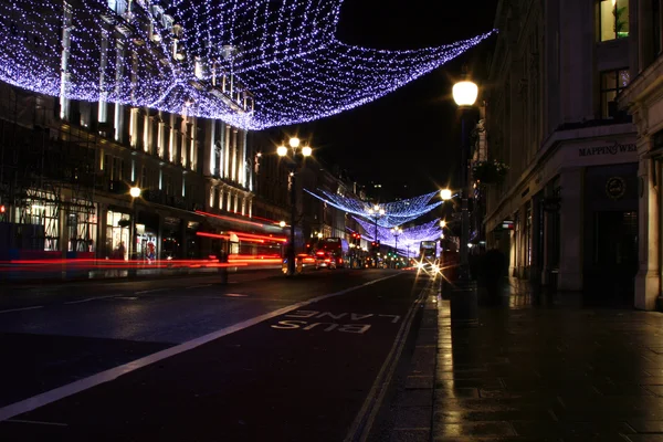 Traffic in city at night — Stock Photo, Image