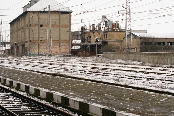 Old railroad station — Stock Photo, Image