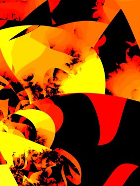 fraktal illüstrasyon