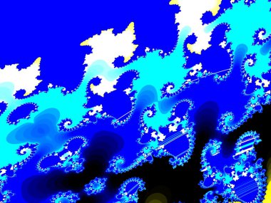 fraktal illüstrasyon