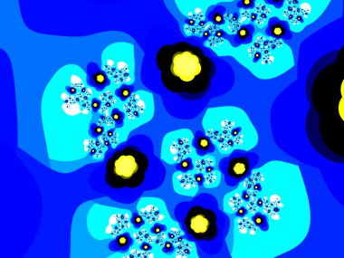 soyut fütüristik fraktal arka plan