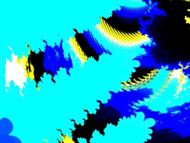 soyut fütüristik fraktal arka plan