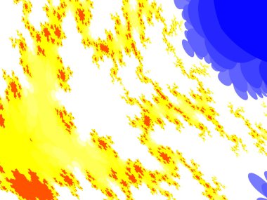 soyut fütüristik fraktal arka plan