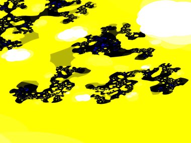 soyut fütüristik fraktal arka plan