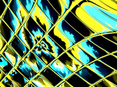 soyut fütüristik fraktal arka plan