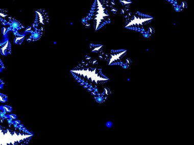 soyut fütüristik fraktal arka plan