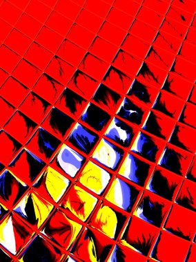 soyut fütüristik fraktal arka plan