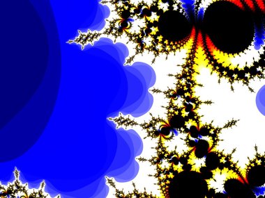 soyut fütüristik fraktal arka plan