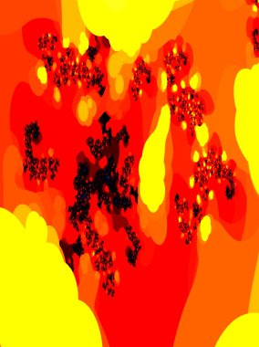 soyut fütüristik fraktal arka plan