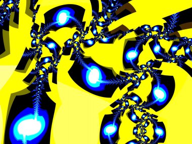 soyut fütüristik fraktal arka plan