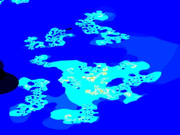 soyut fütüristik fraktal arka plan