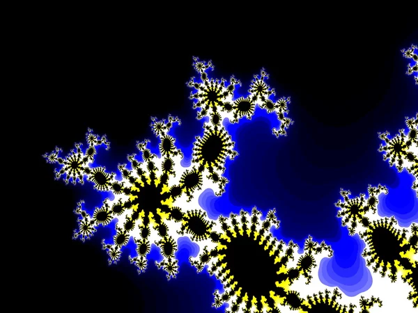 Fondo fractal futurista abstracto —  Fotos de Stock