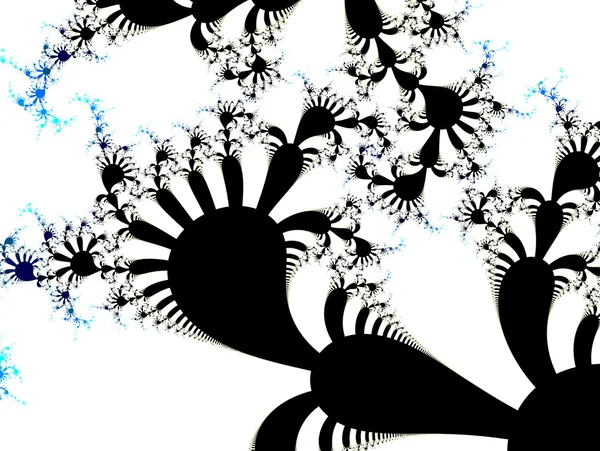 Αφηρημένη φουτουριστικό fractal φόντο — Φωτογραφία Αρχείου