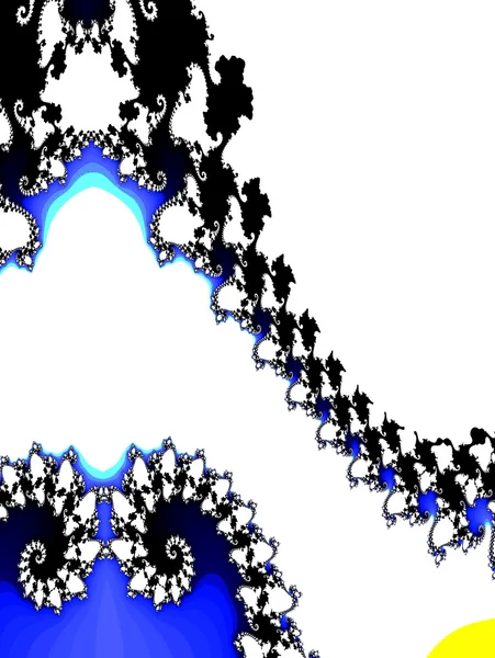 Fundo fractal Imagens Royalty-Free