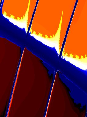 sanatsal renkli fraktal arka plan