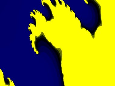 sanatsal renkli fraktal arka plan