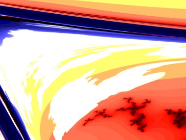 soyut fütüristik fraktal arka plan