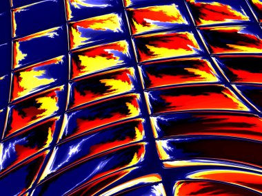 soyut fütüristik fraktal arka plan